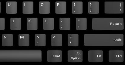 MAC OS SPECIFIC KEY FUNCTIONS.